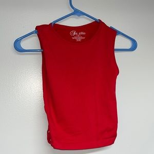 Suzette size small red crop top
